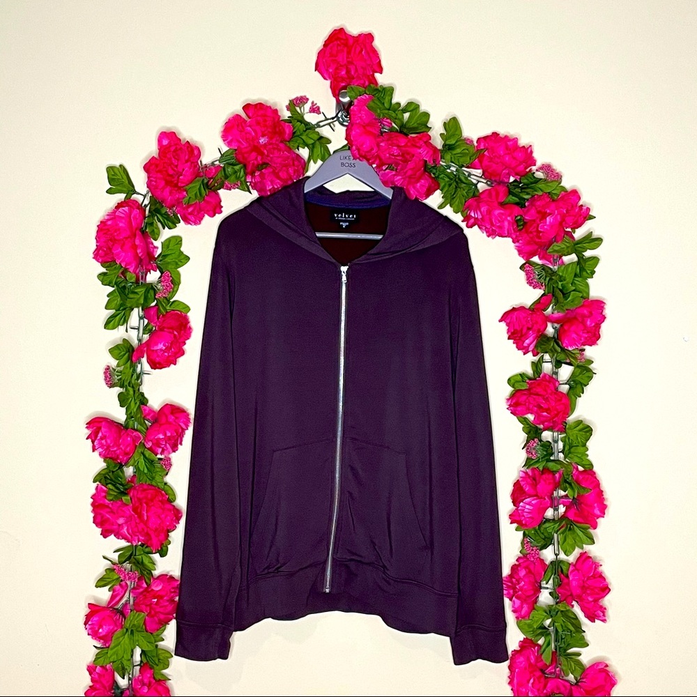 Velvet by Graham & Spencer Brown Hoodie